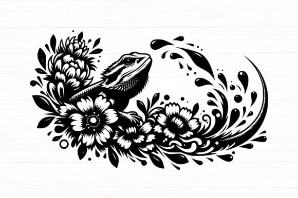 Bearded Dragon SVG PNG DXF JPG – Create Custom Crafts and Decor with Ease