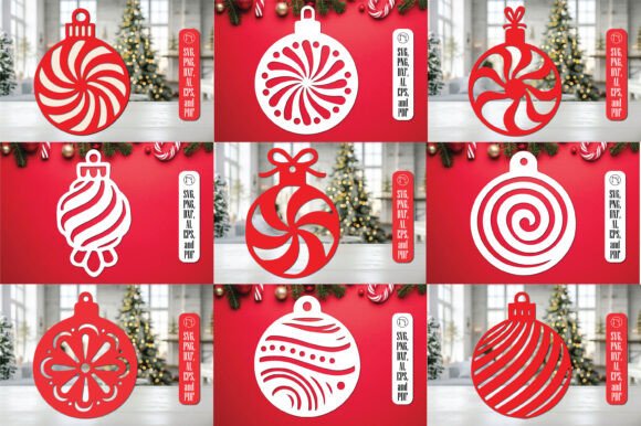 Christmas Decorative Ball SVG Bundle – A Festive Craft Solution for the Holiday Season