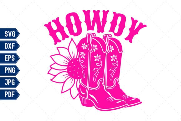 Cowgirl SVG PNG Clipart for Western Crafts and Decorations