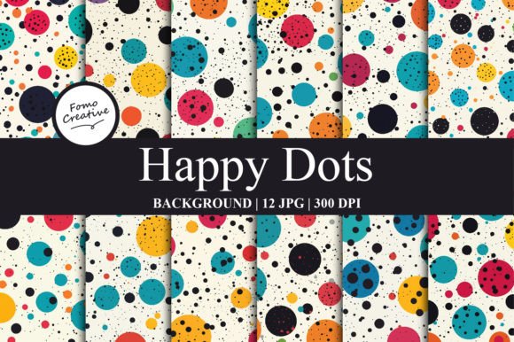 Happy Dots Background: A Versatile Design Element for Digital Projects
