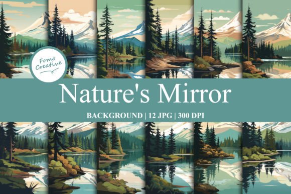 Nature s Mirror Background: A Guide to Choosing and Using the Right Digital Paper