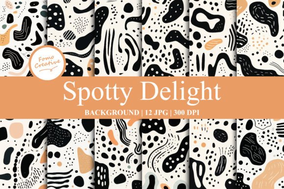 Spotty Delight Background: A Versatile Digital Design Solution for Everyday Creativity