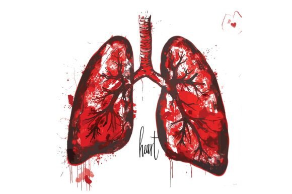 Unlocking the Power of Water Color Human Heart Vector for Print-on-Demand Success