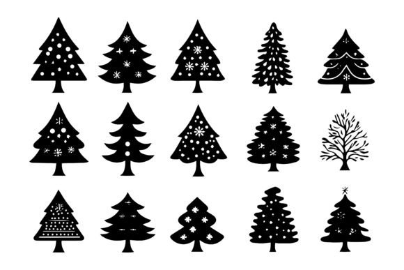 Vector Christmas Tree Design Uses