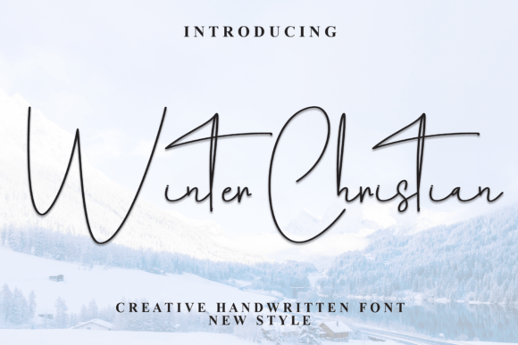 Winter Christian: A Stylish and Elegant Script Font for Modern Designers